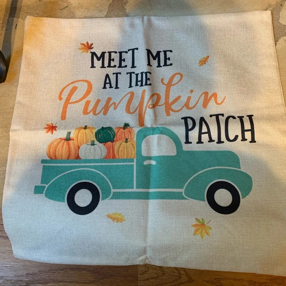 Fall Decorative Canvas Pillow Covers